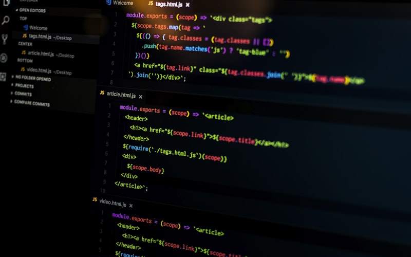Code analysis and query performance tracking interface